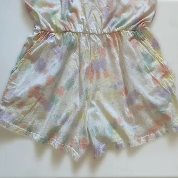 Z Supply Breezy Tie Dye Romper Organic Cotton NEW WITH TAGS Lounge - Picture 9 of 16